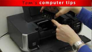 TCT  How to remove and clean Canon Printhead [upl. by Modla472]