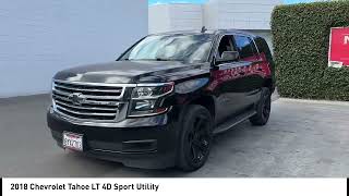 2018 Chevrolet Tahoe Black Black Leather madera Visalia Fresno Financing Clovis Used stock Service [upl. by Mas]