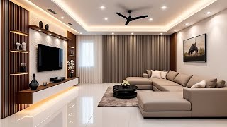 100 Modern Living Room Design Ideas 2024  TV Wall Units and Home Interior Design Inspiration [upl. by Wera]