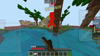 Cubecraft Bedwars teams of 2 gameplay minecraft gaming [upl. by Oj]