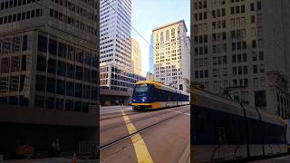 Railfanning the Downtown Minneapolis Blue Line Light Rail [upl. by Darnall883]