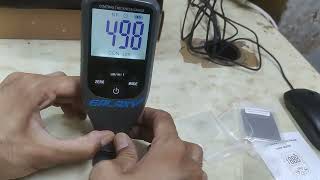 CTG800 Coating Thickness Gauge  DFT Meter Quick Guide [upl. by Atinra]