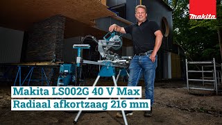 Makita LS002G XGT 40 V Max radiaal afkortzaag 216 mm [upl. by Odette]