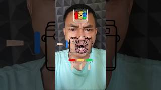 Painting Cartoon Camera coloring puzzle game puzzlegame painting coloring game puzzle shorts [upl. by Sreip]