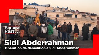 Casablanca  Opération de démolition à Sidi Abderrahman Vidéo [upl. by Strickman]