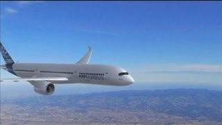 Airbus  début dassemblage de lA350 Toulouse [upl. by Ahseym]