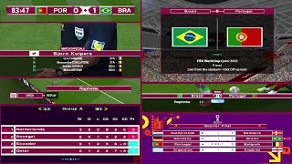 PES 6 World Cup 2022 Mod Graphic amp Scoreboard [upl. by Diarmid529]