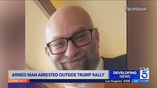 Man armed with several firearms arrested near Trump rally [upl. by Novart501]