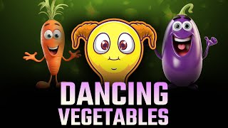 Brainy Buddies Funky Veggies Video  Fun Animation with Music Dancing Vegetables🎉💃🥦🥕 [upl. by Killie414]