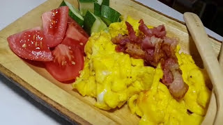 Soft scrambled eggs easy breakfast high protein  easydad [upl. by Wall]