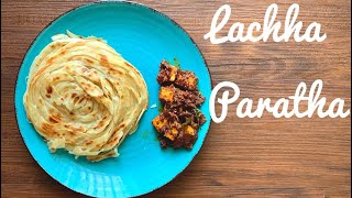 Lachha Paratha  Multi Layered Indian Bread  Paratha Recipe [upl. by Wesla]