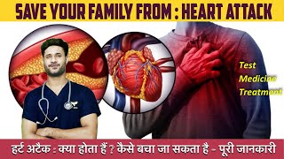 Heart attack क्या होता है  watch this to avoid heart attack  emergency medicine amp test for heart [upl. by Collette]