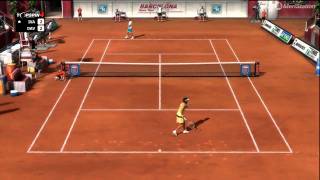 Top Spin 4 inGame quotEl rey de la pistaquot [upl. by Nauquf677]