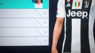 Juventus kits 2019 PES 2018 PS3FULL [upl. by Laughry]