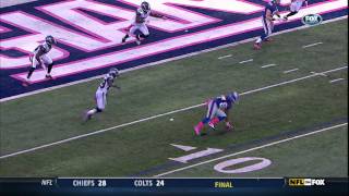 Brandon Browner INT for TD Sinks Giantsmpg [upl. by Ainav]