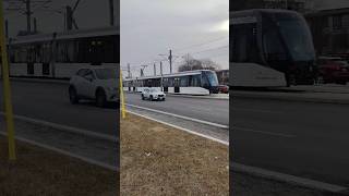 the new LRT on Finch ave West going on test Toronto Canada Feb 2224 [upl. by Mercedes]