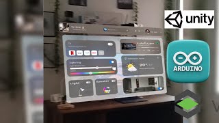 AR amp IoT Prototype Using Unity Vuforia and Arduino to Control Smart Home [upl. by Bellina]