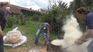 cursus keramiek en rakustoken in Frankrijk [upl. by Hyps]