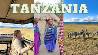 Tanzania Vlog I Tarangire amp Ngorongoro Safari Maasai Village [upl. by Suiradal]