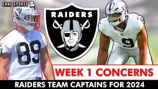 Raiders Rumors amp MAJOR CONCERNS Before Chargers Game  Team Captain Predictions [upl. by Lauder]