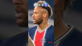 Man City Vs Psg Match messi ronaldo vairalvideo reels [upl. by Yesnel306]