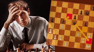 Brilliant Tactical game  Bobby Fischer vs Boris Spassky  Game 4 World Championship 1972 [upl. by Beaufert]