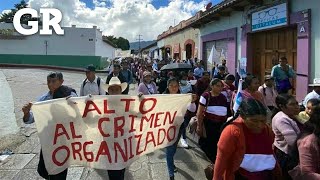 Marchan contra criminales en Chiapas [upl. by Brockwell]