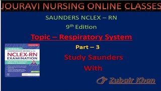 CHAPTER  RESPIRATORY SYSTEM  Part  3  SAUNDERS NCLEXRN 9TH EDITION [upl. by Shig]