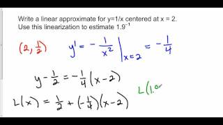 Linear Approximation The Practice [upl. by Klute]