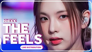 NMIXX  The Feels Line Distribution [upl. by Noryb]