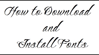 How to Download and Install Fonts [upl. by Inacana933]