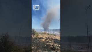 FireNado Mississippi Officials Capture Swirling Smoke Funnel During Prescribed Burn [upl. by Bertero]