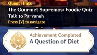 all answers to The Gourmet Supremos Foodie Quiz [upl. by Ploch]