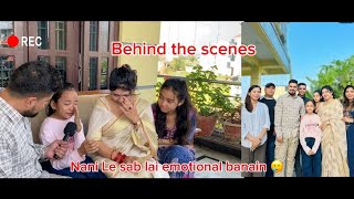 Kina sab Jana emotional vaiyo tw 😭chitwannepal behindthescene content umangatv [upl. by Anaher]