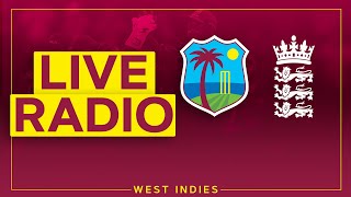 🔴 LIVE RADIO  West Indies v England  1st T20I [upl. by Hibbs]