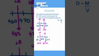 Upper and Lower Bounds Calculations gcsemaths maths bounds upperandlowerbounds highertiermaths [upl. by Stanwood]