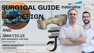 How to design a surgical guide in materialise Mimics and 3matic13v part1 [upl. by Kurtzig]