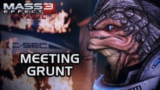 Mass Effect 3 Citadel DLC Meeting Grunt version 2 [upl. by Shelagh]