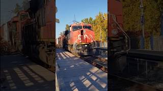 TRAINS SHORTS CN Freight Coming At Ya on Cool Trains in Montreal YouTube Channel [upl. by Joselow]