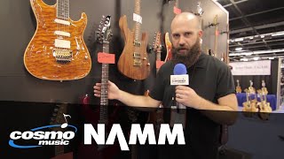 Suhr Modern Pro Electric Guitar  Cosmo Music at NAMM 2017 [upl. by Eibba]