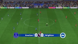 Everton vs Brighton 17082024 Premier League EA FC 24 [upl. by Kahlil565]