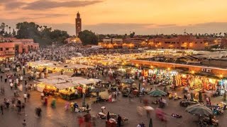 140824 Marrakech Morocco JemmaElFna Square North Africa [upl. by Junie216]