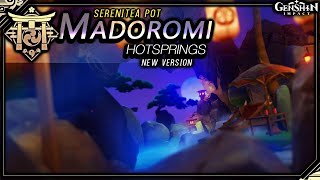 Madoromi Hotsprings ♨️  Serenitea Pot  Genshin Impact [upl. by Iron]