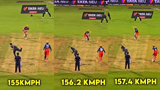 Mayank Yadav Bowling Today vs RCB  Mayank Yadav 157Kmph Ball to G Green Today  M Yadav Bowling [upl. by Novello]