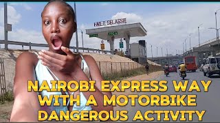 BODABODA RIDE THROUGH NAIROBI EXPRESSWAY From NAIROBI CBDLANGATA ROAD 😭MOST Scary experience [upl. by Oretos]