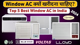 Top 5 Best Window AC in India 2024🔥🔥Best Window AC 2024🔥🔥AC Buying Guide [upl. by Ahsauqram]