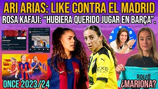 💥 EL LIKE DE ARI ARIAS CONTRA EL REAL MADRID  ROSA KAFAJI Y MARIONA  ROLFÖ  ONCE GOAL 202324 [upl. by Amelita721]