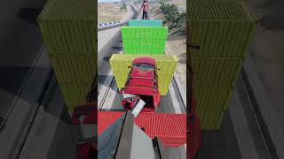 Which car will be able to jump these containers to save my mom in pajamas [upl. by Alveta]