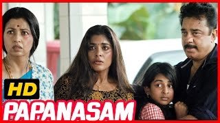 Papanasam  Police investigation Scene  Police enquiry Scene  Kamal Haasan  Goutami [upl. by Godred]