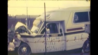 1979 Chinook Gazelle Motorhome  Frontal Crash Test by NHTSA  CrashNet1 [upl. by Stolzer]